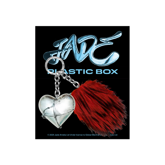 PLASTIC BOX KEYRING CHARM