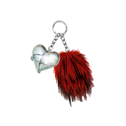 PLASTIC BOX KEYRING CHARM